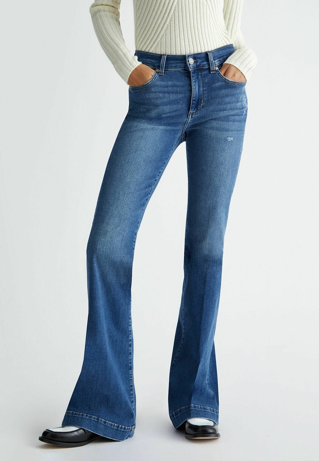 

Джинсы Bootcut Stretch LIU JO, цвет blue denim