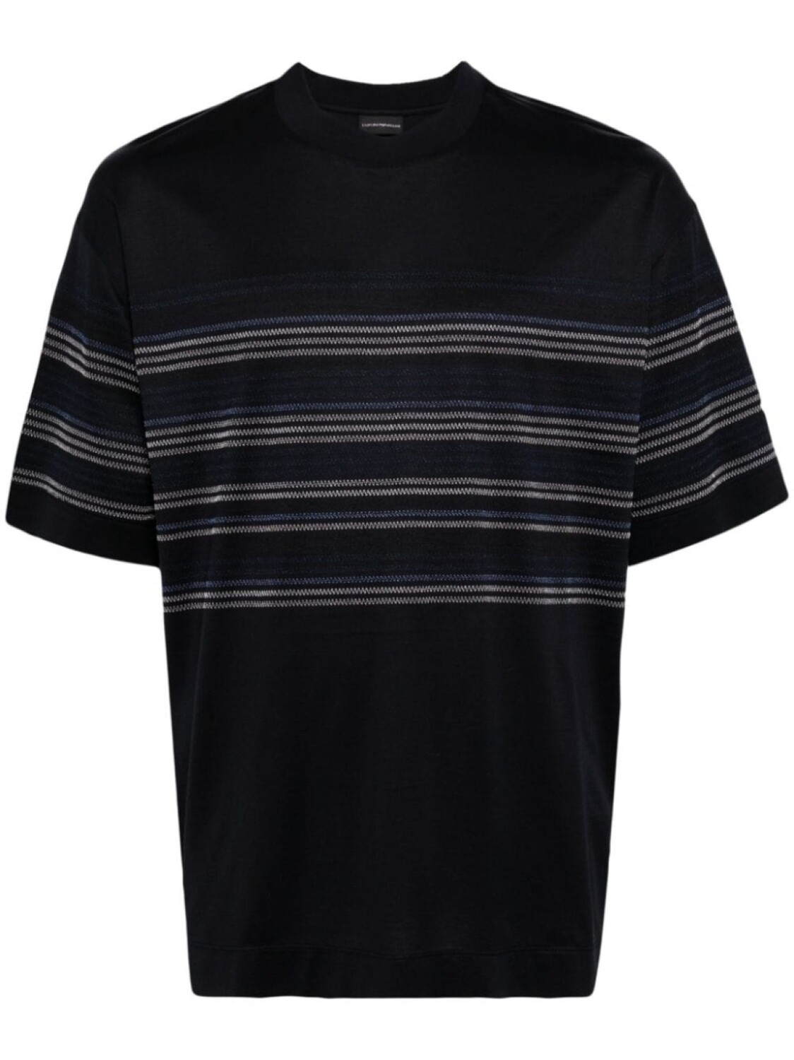 Футболка в полоску Emporio Armani, синий