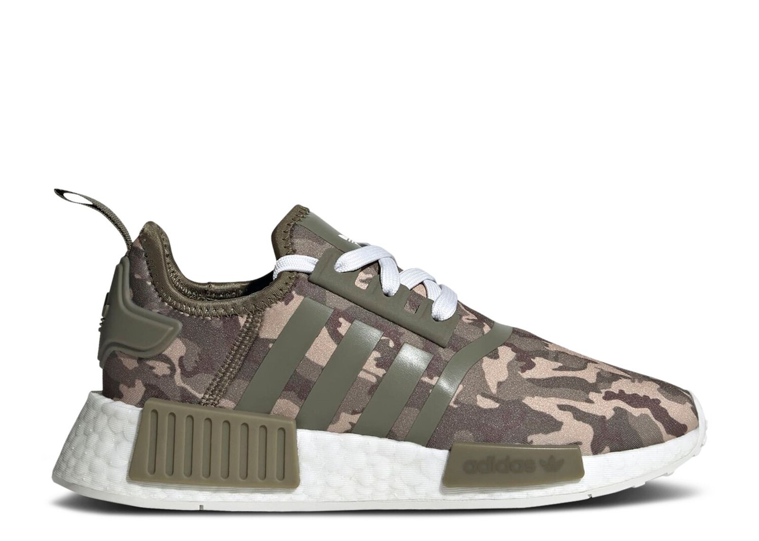 

Кроссовки adidas Nmd_R1 J 'Olive Strata Camo', зеленый