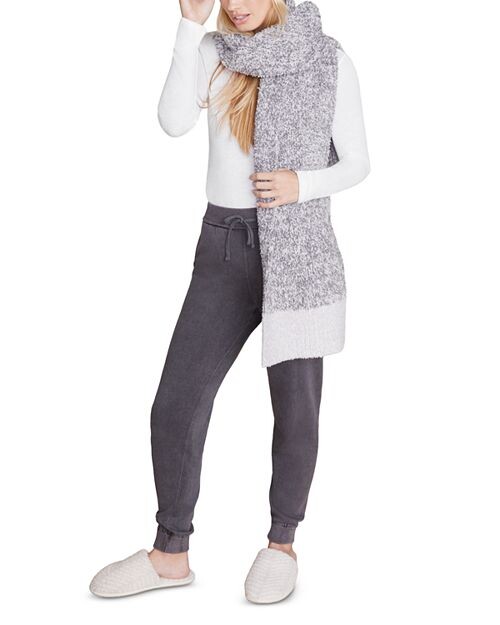 

Шарф CosyChic с вересковым кончиком BAREFOOT DREAMS, цвет Gray