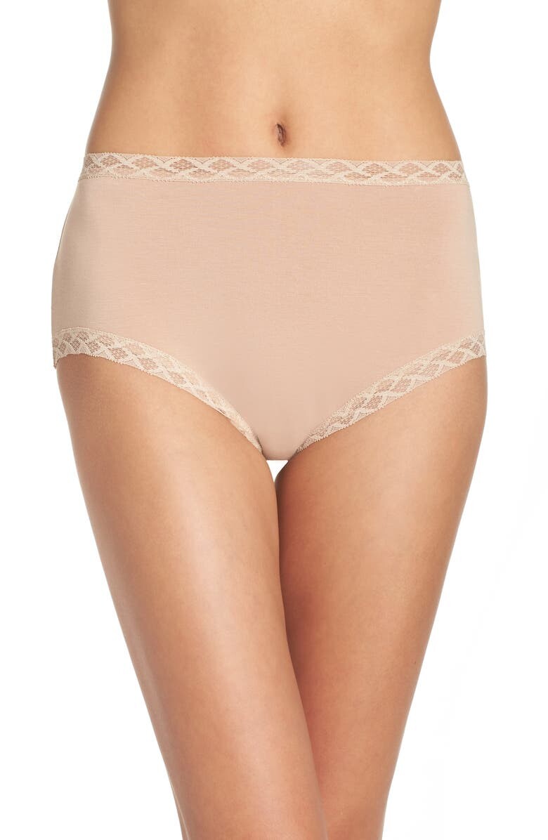 

Эластичные хлопковые полные трусы Bliss NATORI