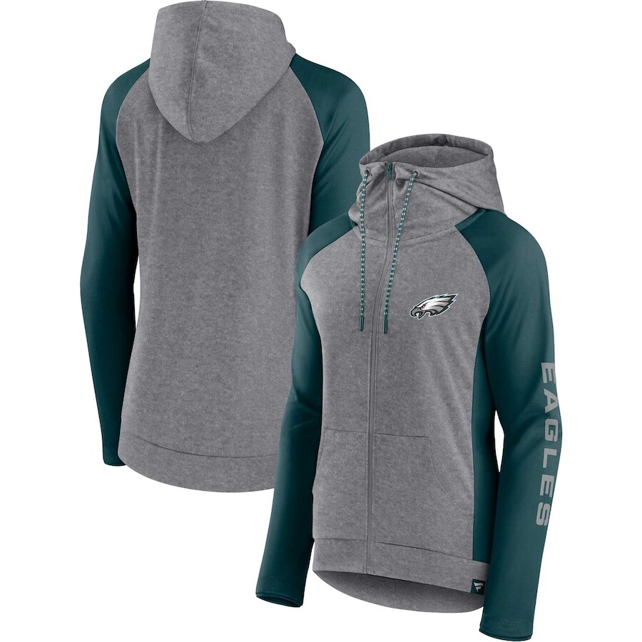 

Толстовка на молнии Fanatics Branded Philadelphia Eagles, серый