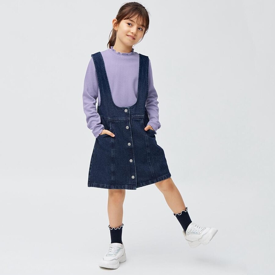 

Джинсовый комбинезон GIRLS с юбкой GU, синий