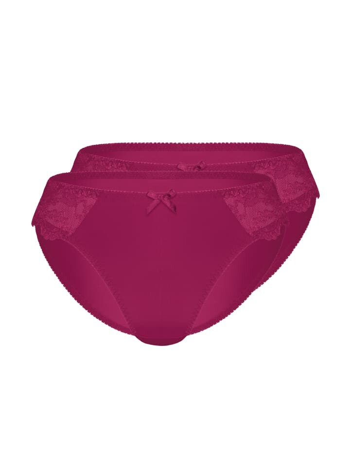 

Трусы Sassa Slip Classic Lace 2er Pack, цвет beaujolais