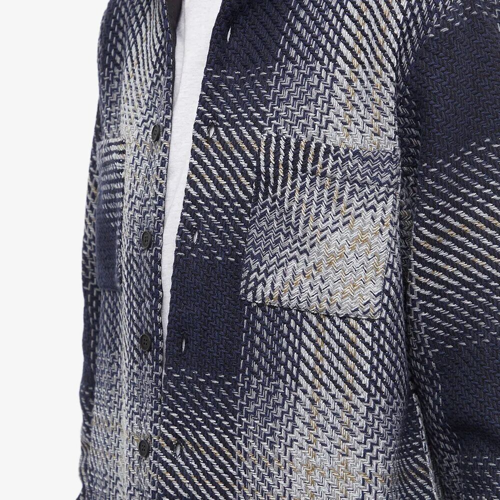 

Wax London Верхняя рубашка с эффектом омбре Whiting Windowpane, зеленый