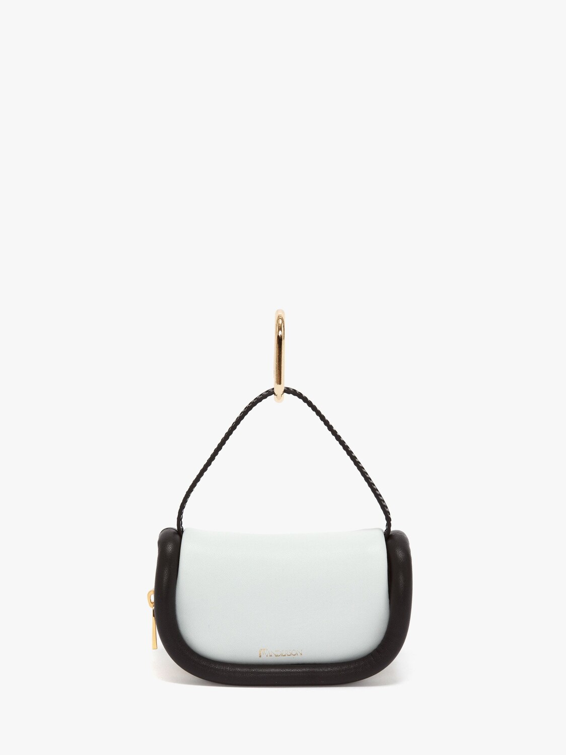 

Кожаная сумка JW Anderson, белый / черный