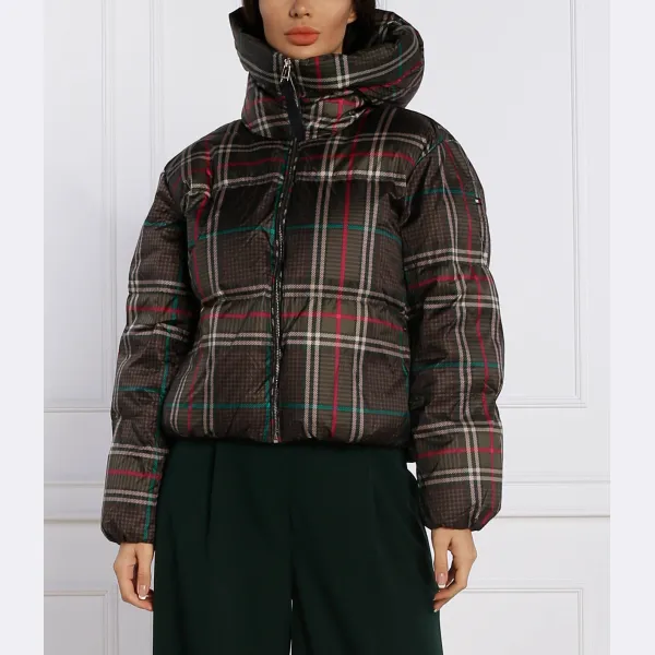

Укороченный пуховик Tommy Hilfiger, коричневый