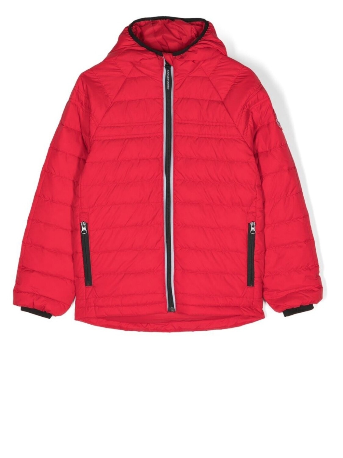 

Canada Goose Kids пуховик с капюшоном, красный