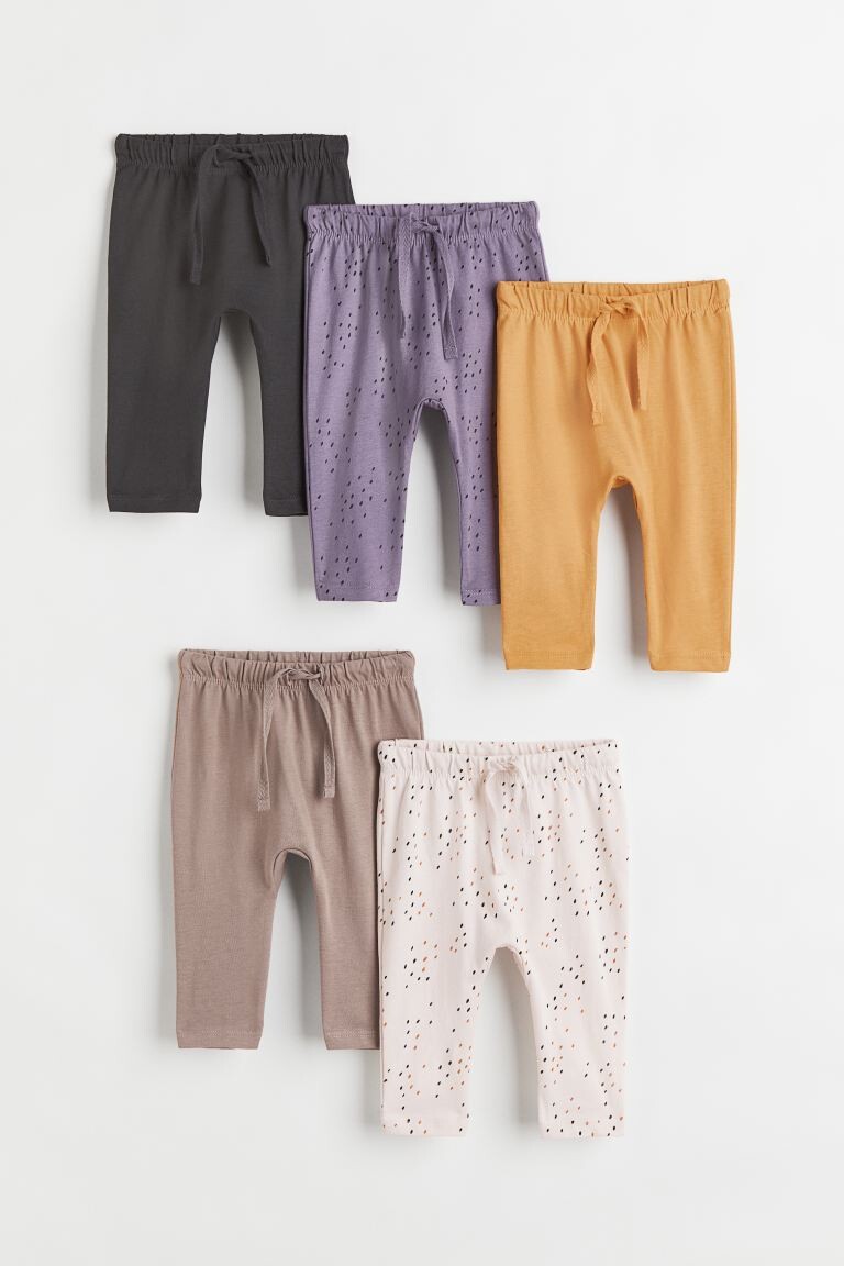 

Комплект из 5 хлопковых брюк H&M