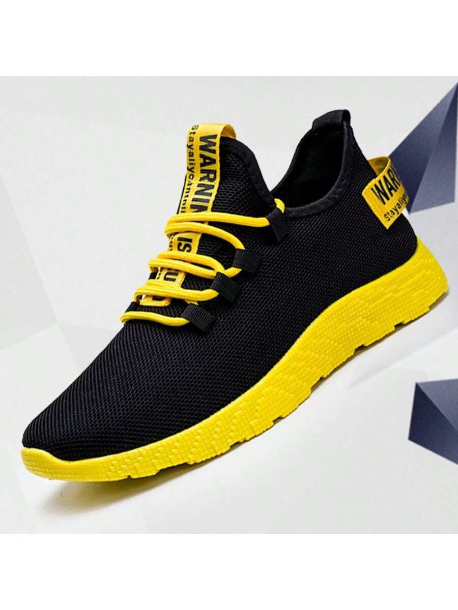 Дышащая спортивная обувь, желтый детские кроссовки 2022 вязаная дышащая удобная нескользящая детская спортивная обувь повседневная обувь для бега для студентов мальчиков