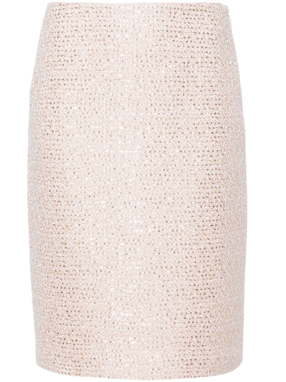 

TWINSET юбка миди из ткани букле с люрексом, розовый