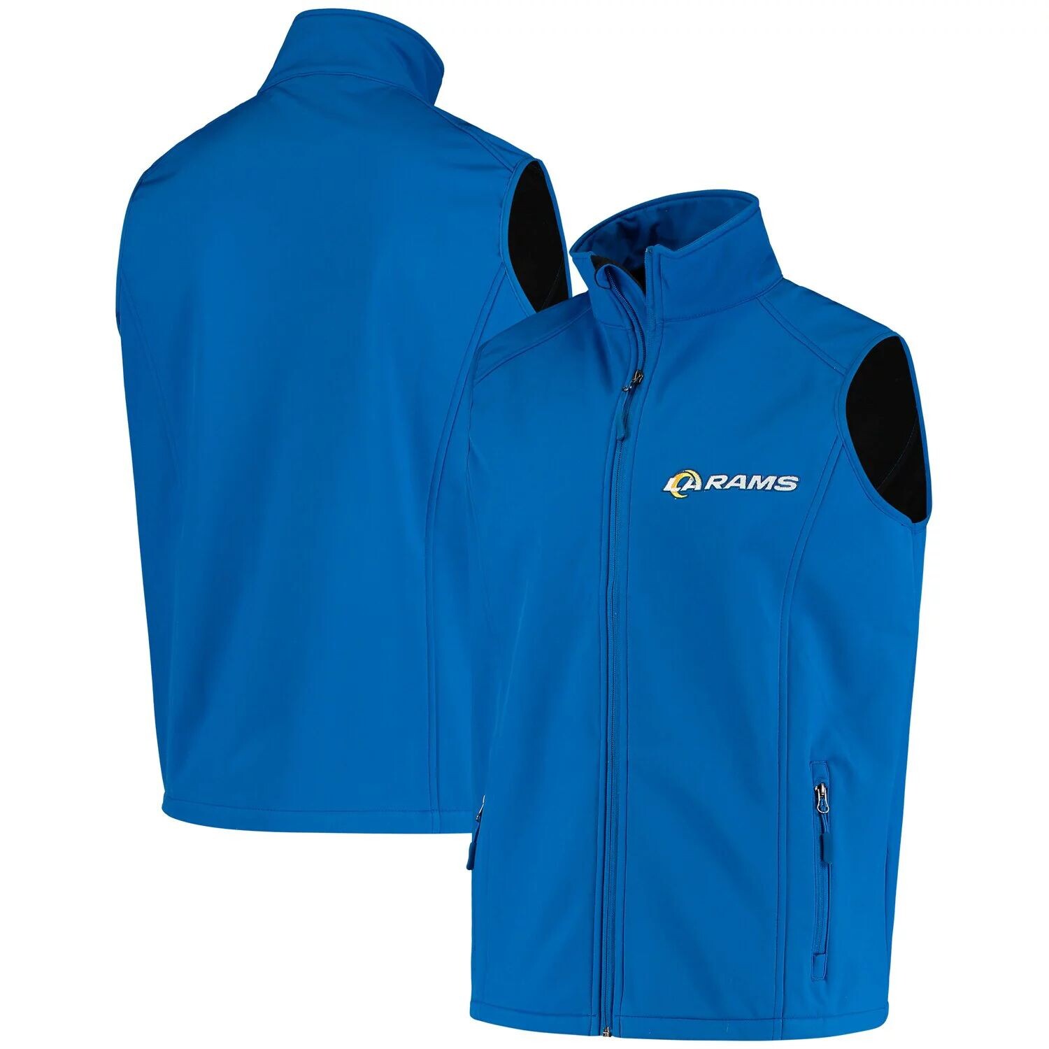 

Мужской жилет с молнией во всю длину Dunbrooke Royal Los Angeles Rams Circle Archer Softshell