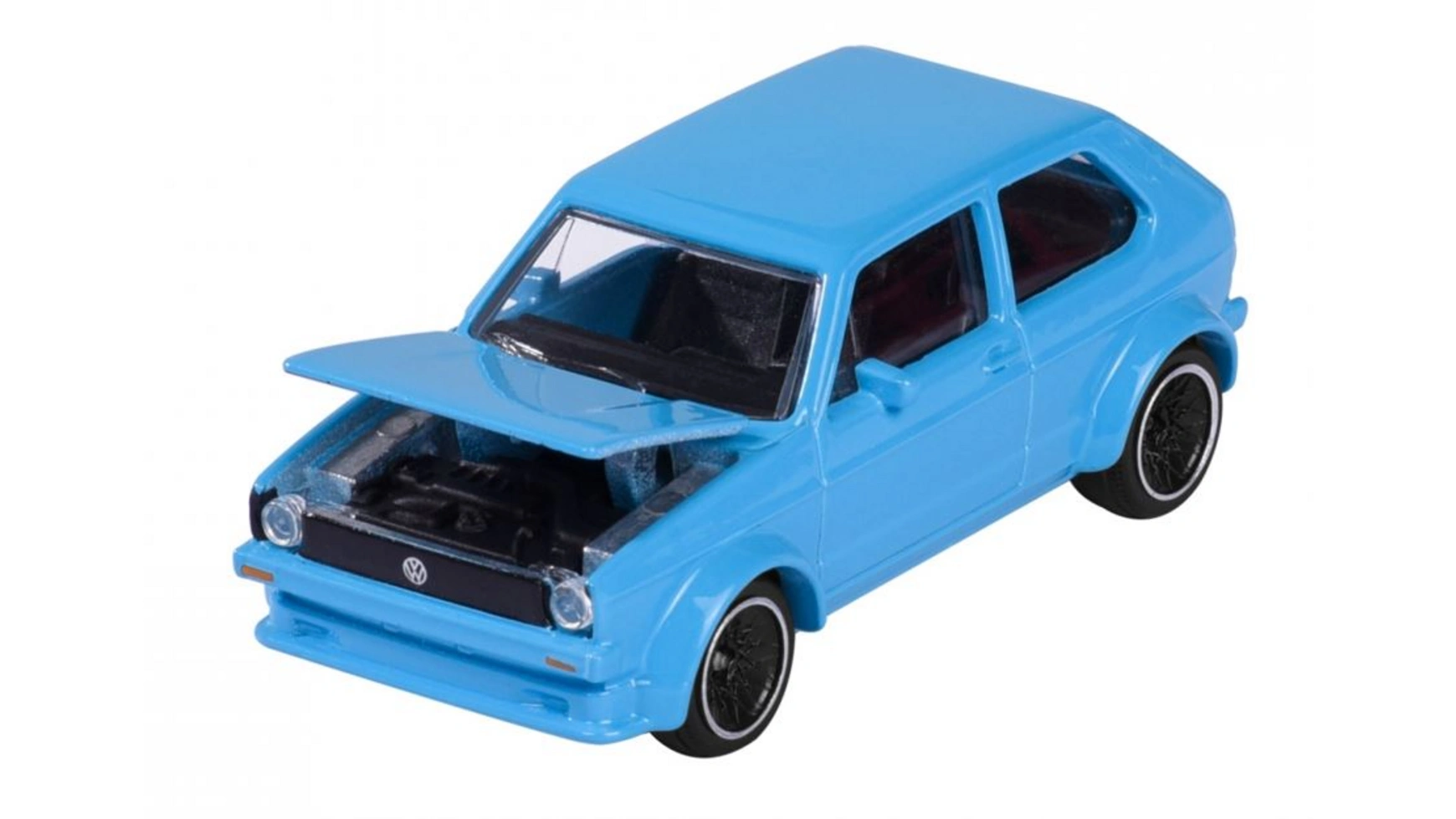 

Majorette Vintage Car игрушечный автомобиль VW Golf MK1, масштаб 1:64 (7,5 см), с коллекционной карточкой