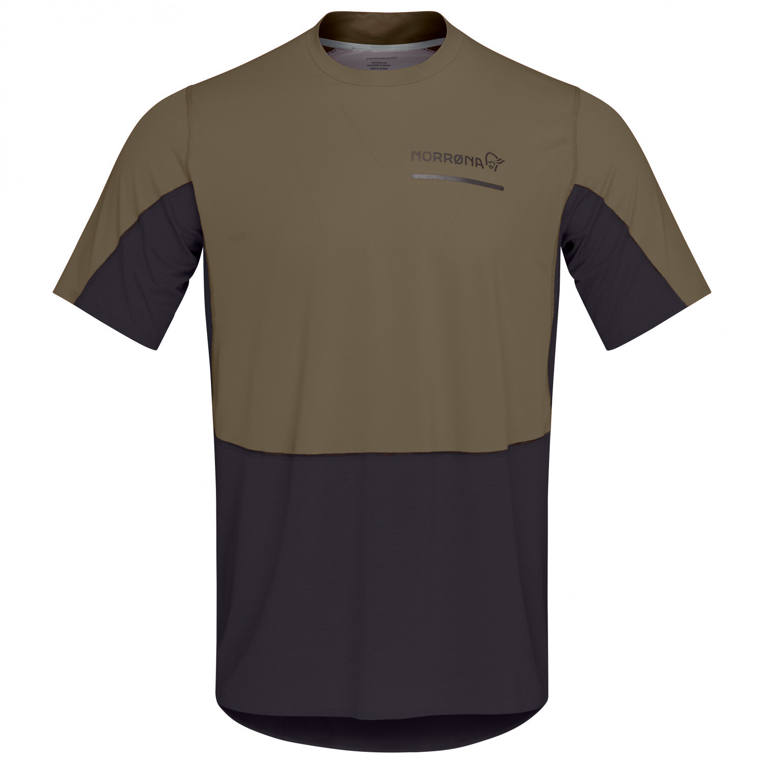

Беговая рубашка Norrøna Senja Equaliser Lightweight T Shirt, цвет Olive Night
