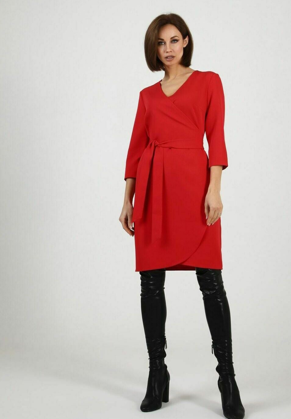 

Повседневное платье WRAP Awesome Apparel, цвет red