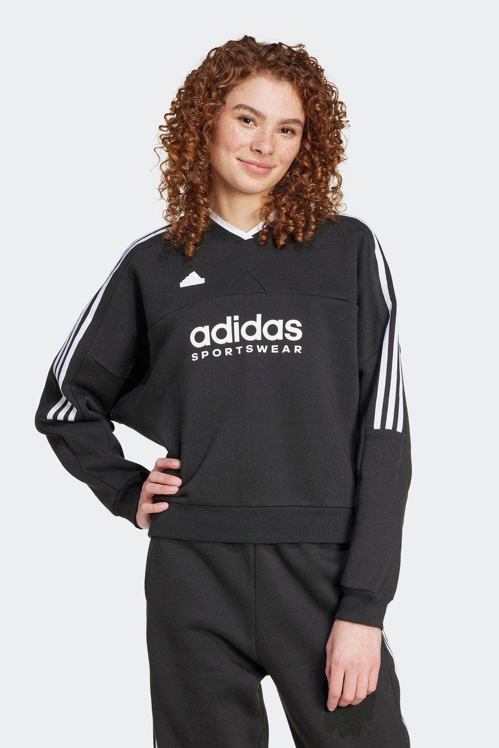 

Толстовка из флиса Tiro Adidas, черный