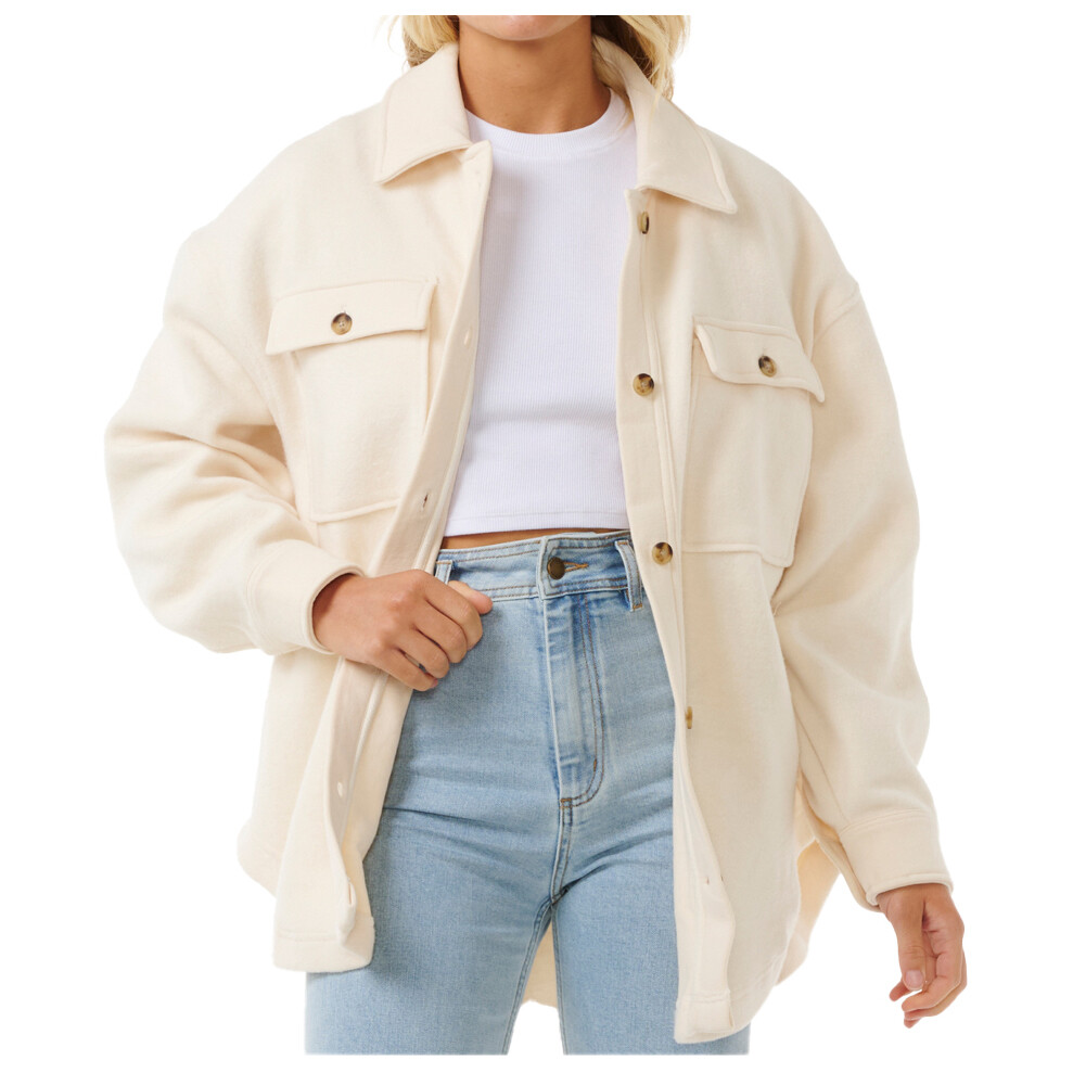 

Флисовая куртка Rip Curl High Tide Fleece Shacket, цвет Off White