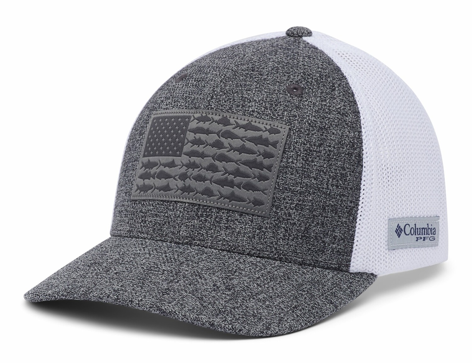 

Бейсбольная кепка PFG Mesh Fish Columbia, серый