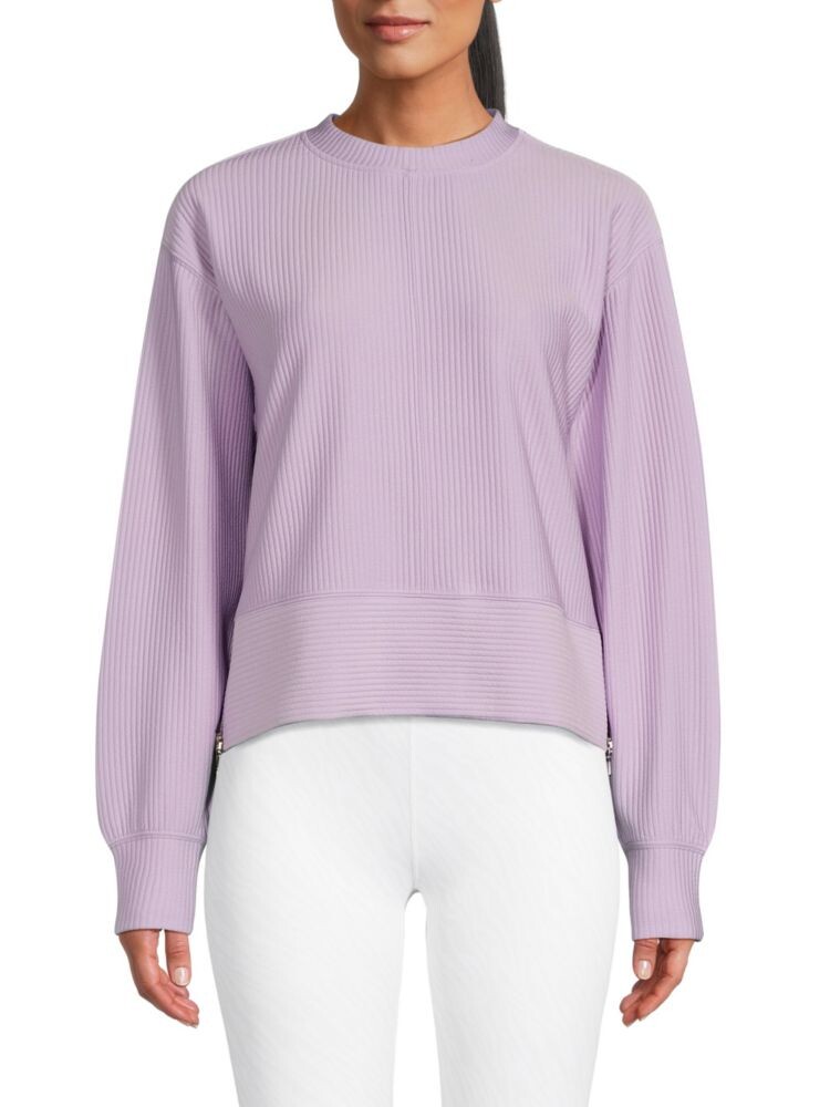 

Толстовка в рубчик Tech Ottoman DKNY, лаванда