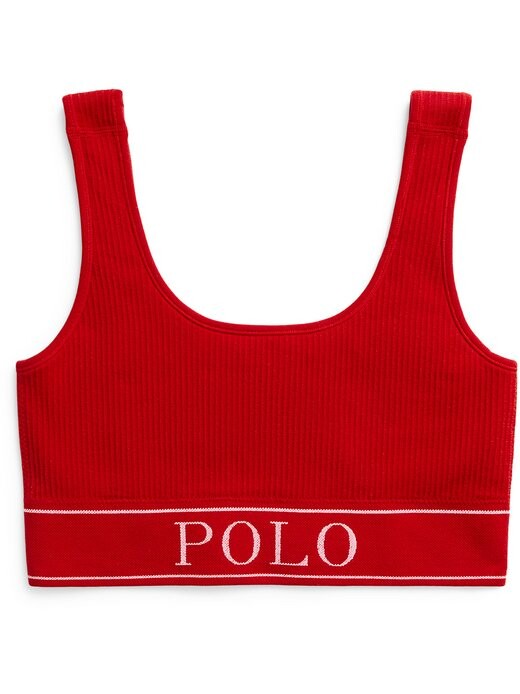 

Топ-Бюстье с овальным вырезом Polo Ralph Lauren, красный