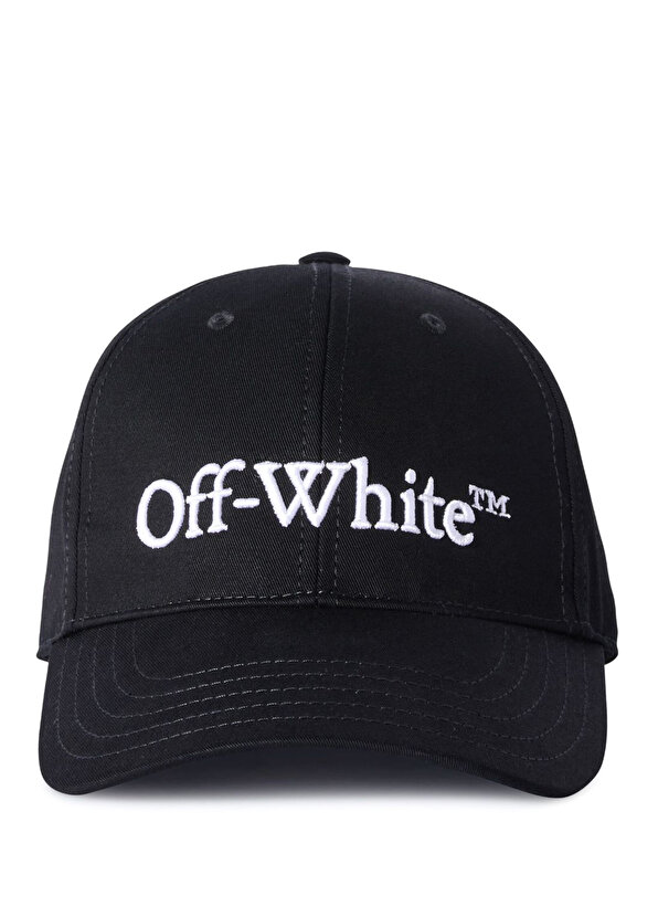 Женская шляпа с черным логотипом Off-White