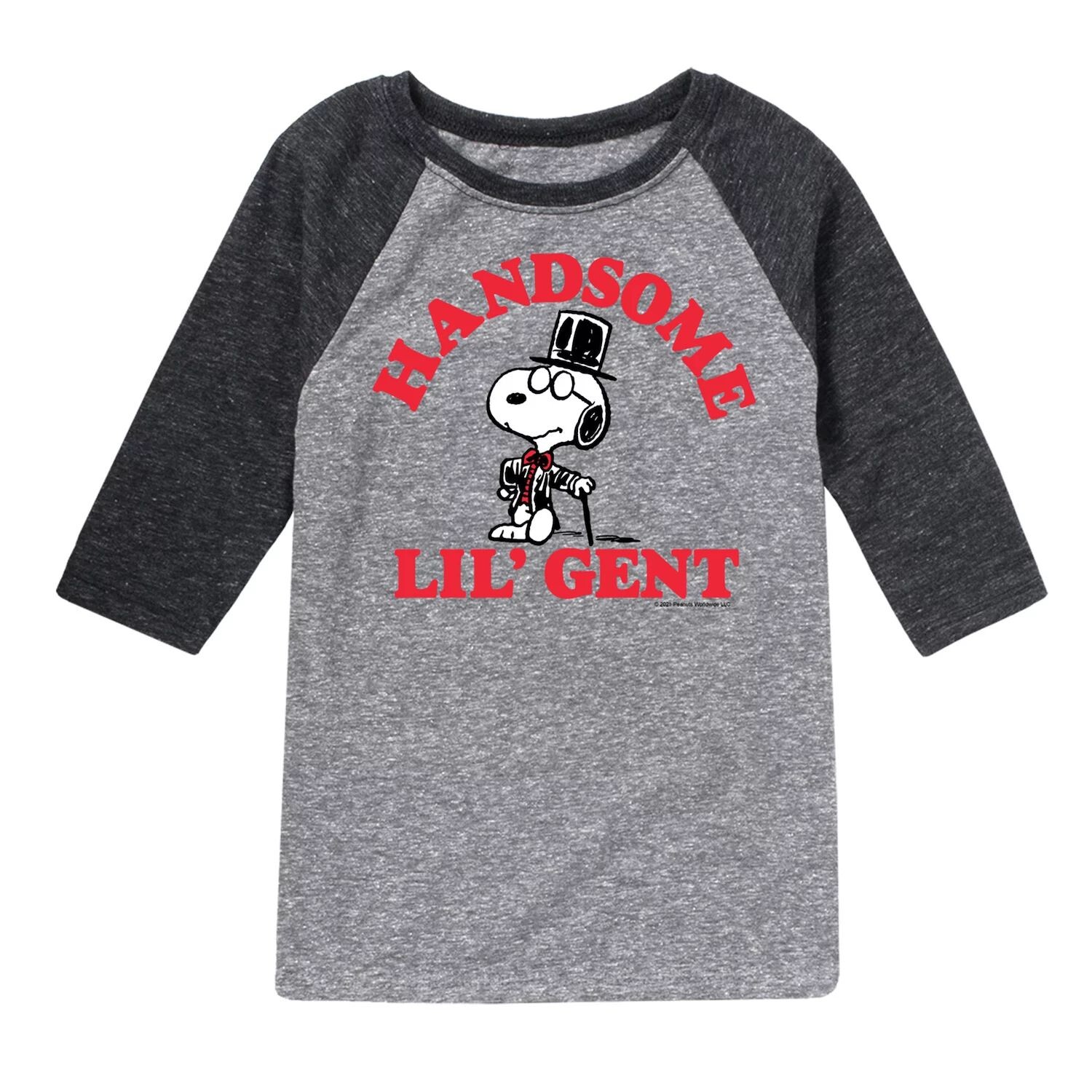 

Футболка Peanuts Handsome Lil Gent реглан для мальчиков 8–20 лет Licensed Character