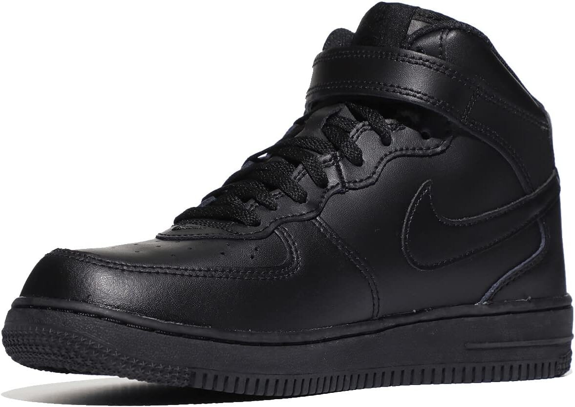 

Кроссовки Force 1 Mid Le Nike, цвет Black/Black