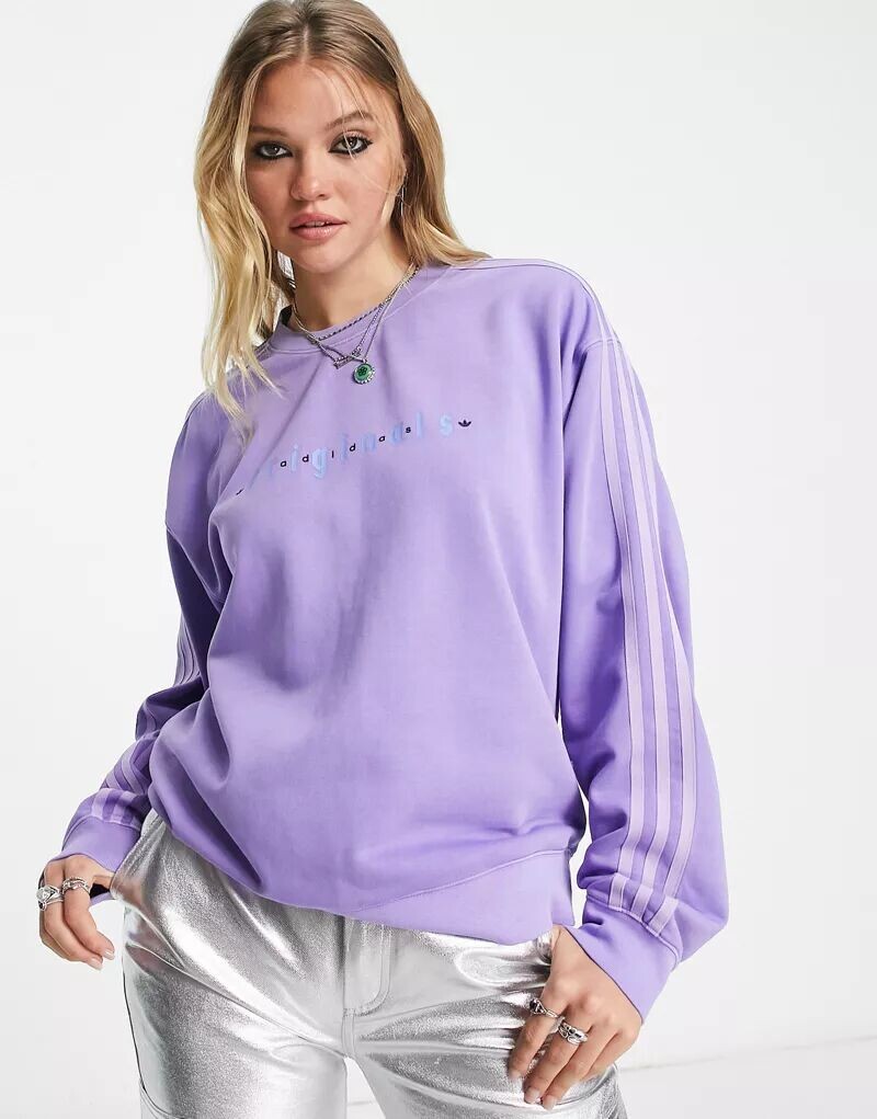 

Фиолетовый свитшот в стиле готик adidas Originals — СИРЕНЕВЫЙ