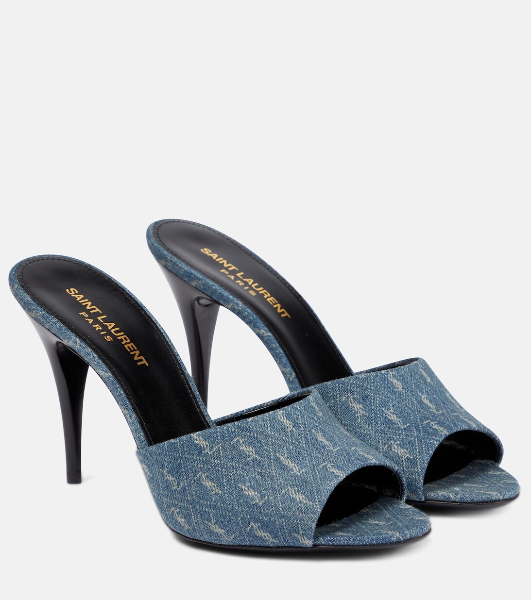 

Сандалии La 16 95 из денима Saint Laurent, синий