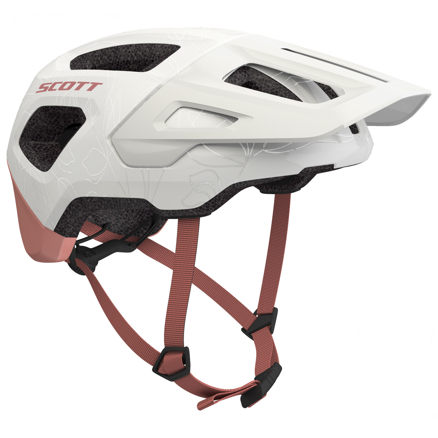 Велосипедный шлем Scott Kid's Argo Plus, цвет White/Light Pink scott шлем scott il doppio plus s 51 55 2101 pearl white