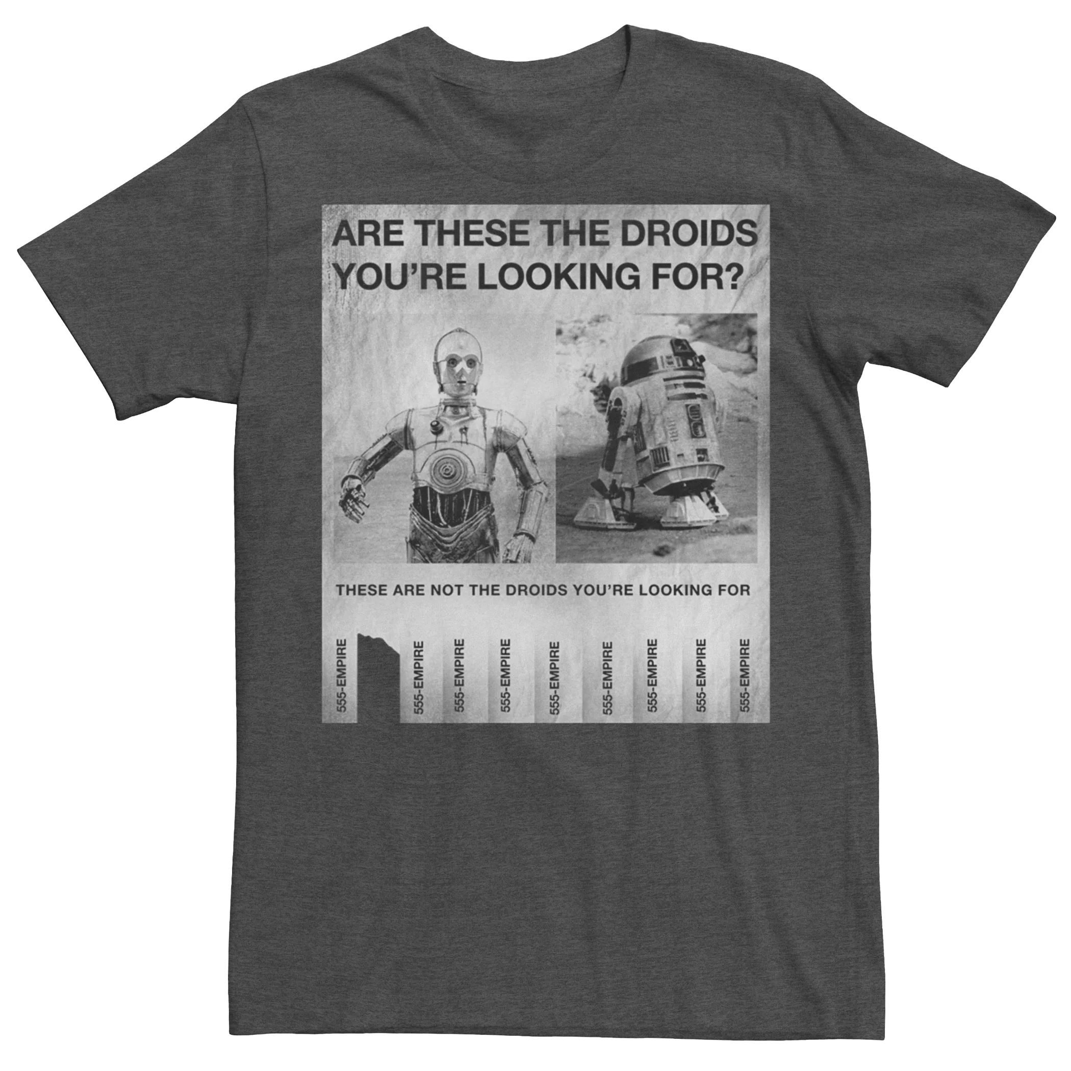 Мужская футболка с плакатом «Звездные войны: Дроид» Licensed Character