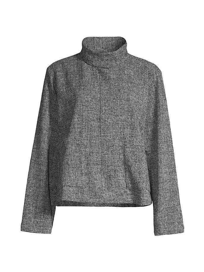 

Куртка на молнии с воротником-стойкой и воротником-стойкой Eileen Fisher, белый