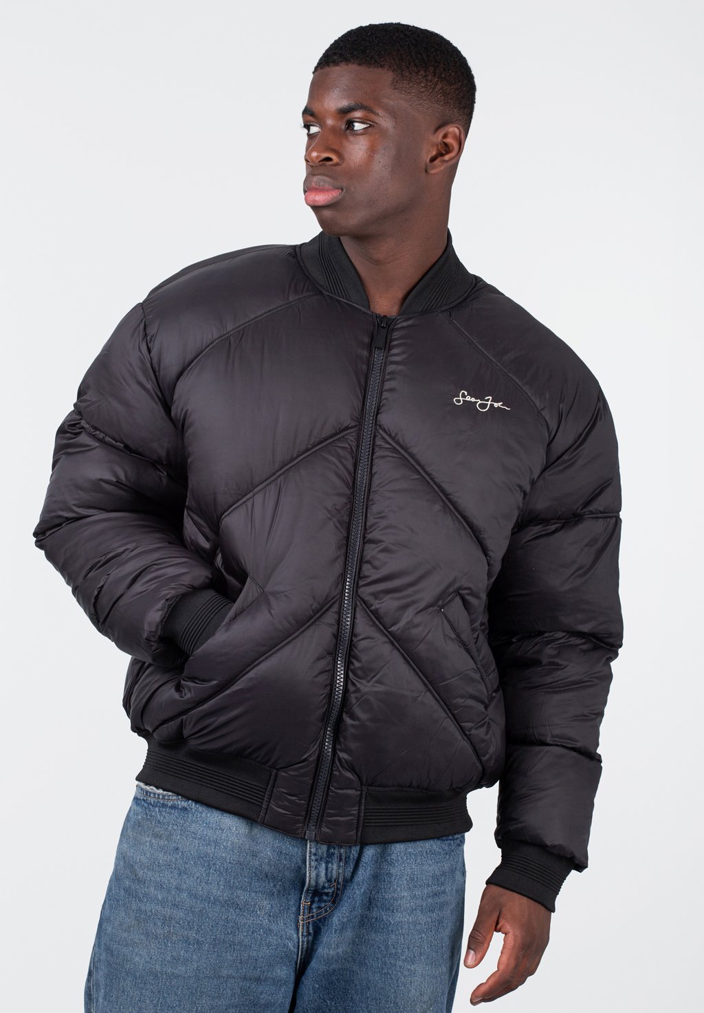 цена Зимняя куртка SCRIPT LOGO Sean John, цвет black