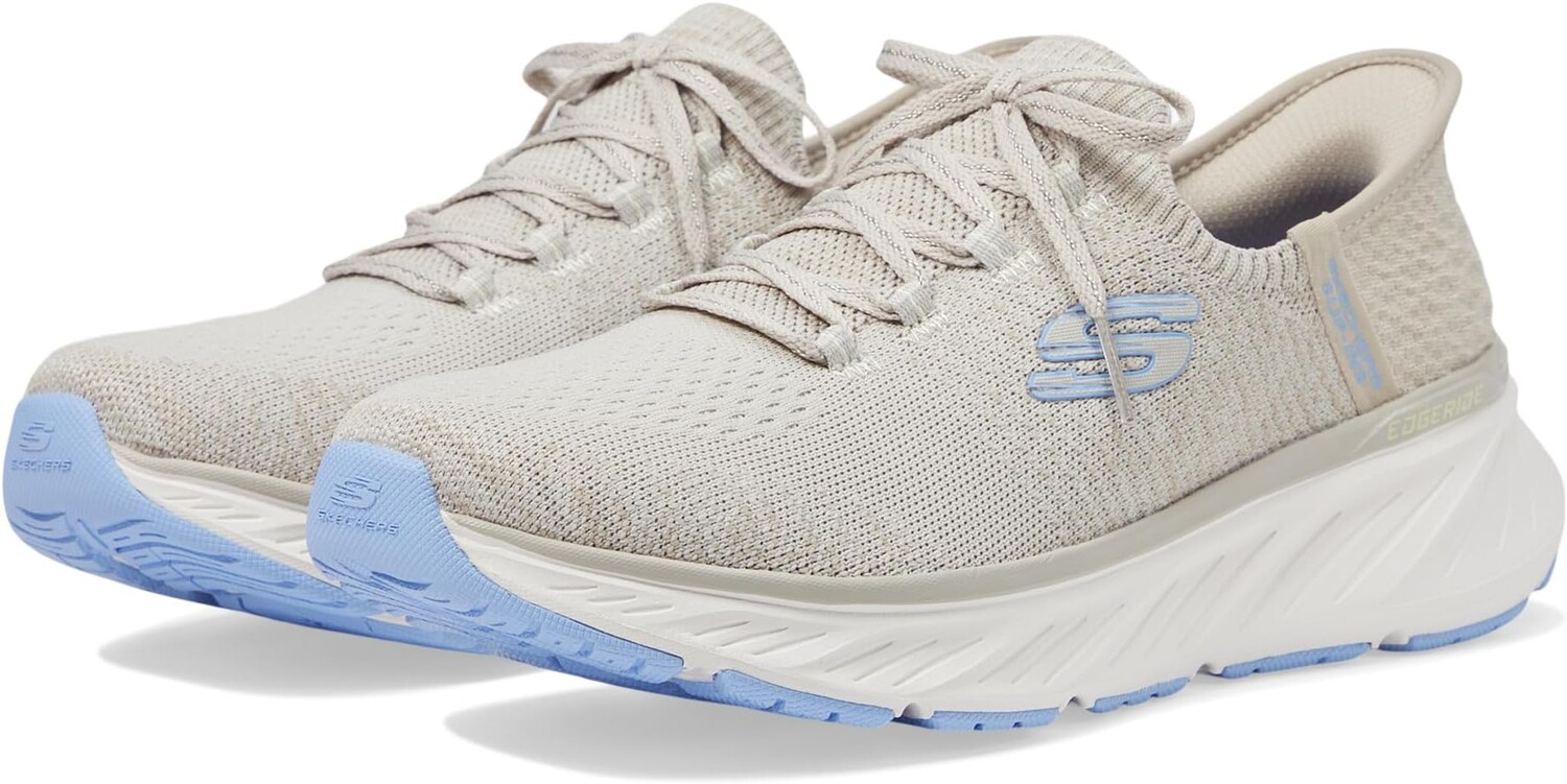 

Кроссовки SKECHERS Edgeride Hands Free Slip - INS, цвет Natural Light Blue