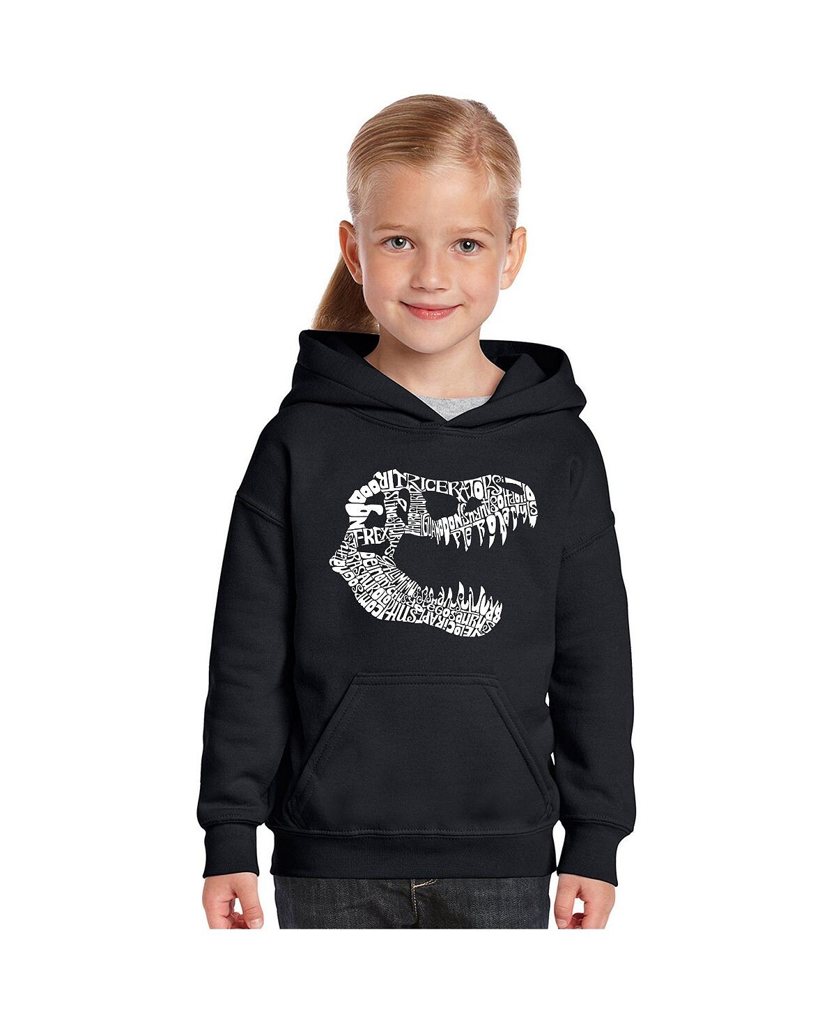 

Толстовка с капюшоном Big Girl's Word Art - TREX LA Pop Art