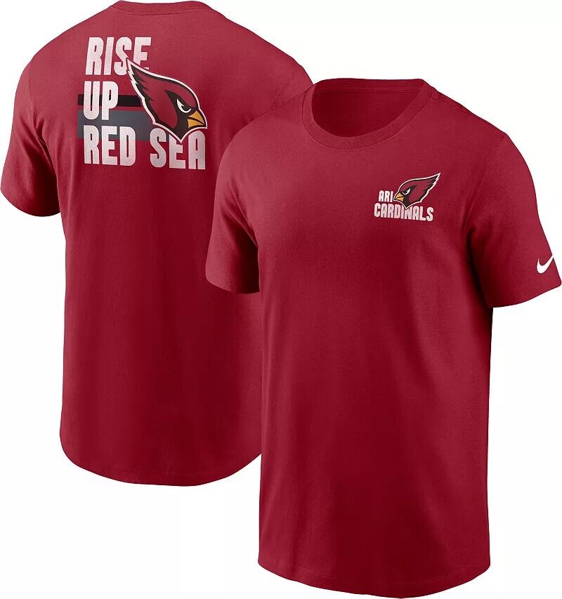 

Мужская красная футболка с надписью Nike Arizona Cardinals Blitz