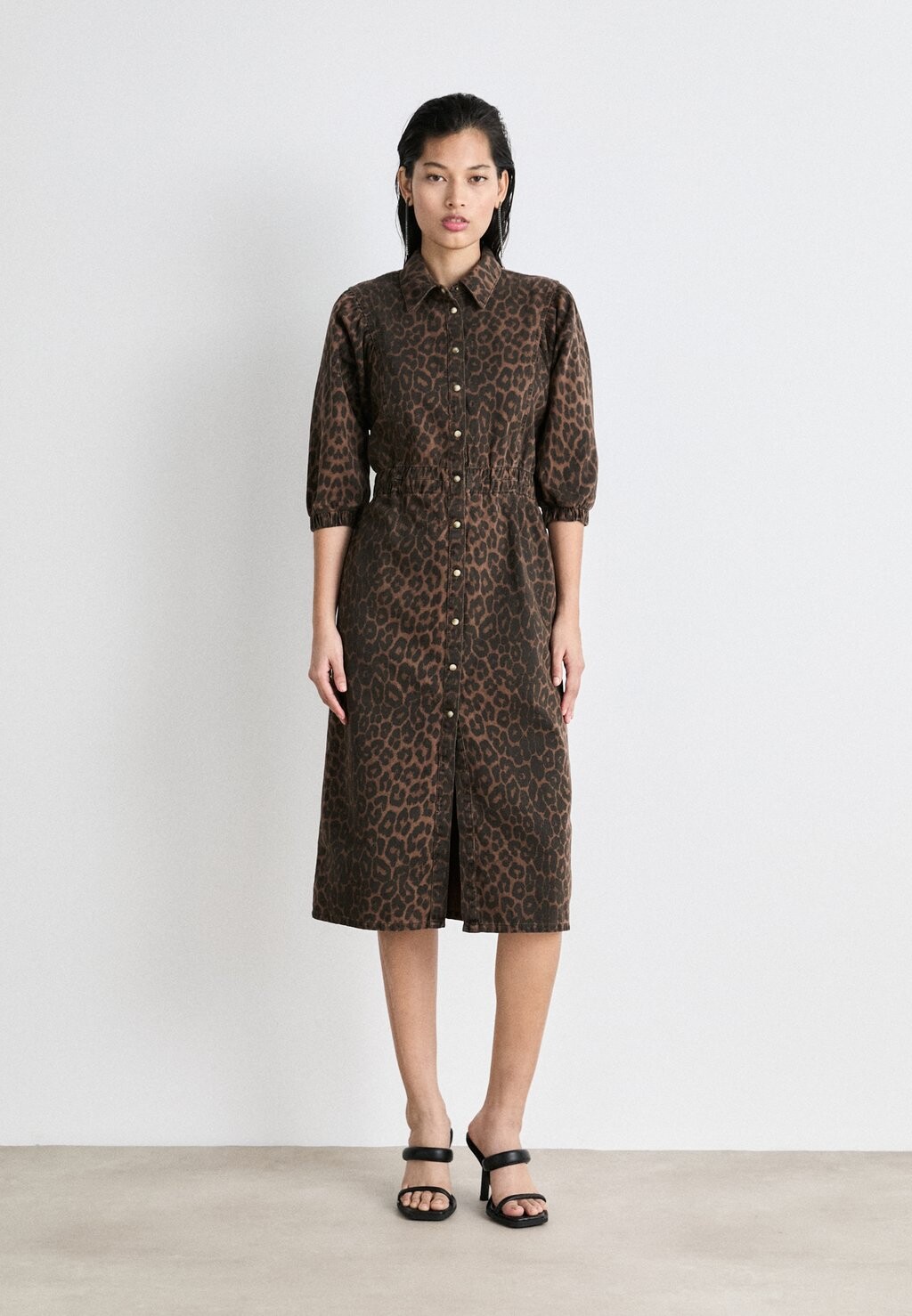 

Джинсовое платье OSA LEPPO DRESS AllSaints, цвет brown