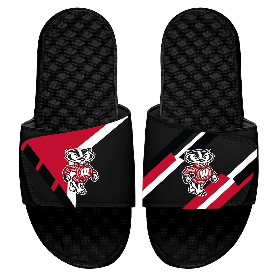 

Шлепанцы ISlide Wisconsin Badgers, черный