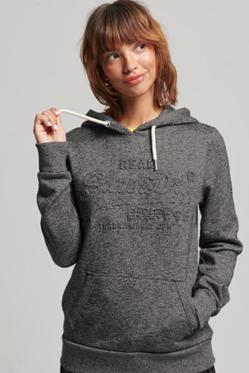 

Винтажная толстовка с вышитым логотипом Superdry, черный