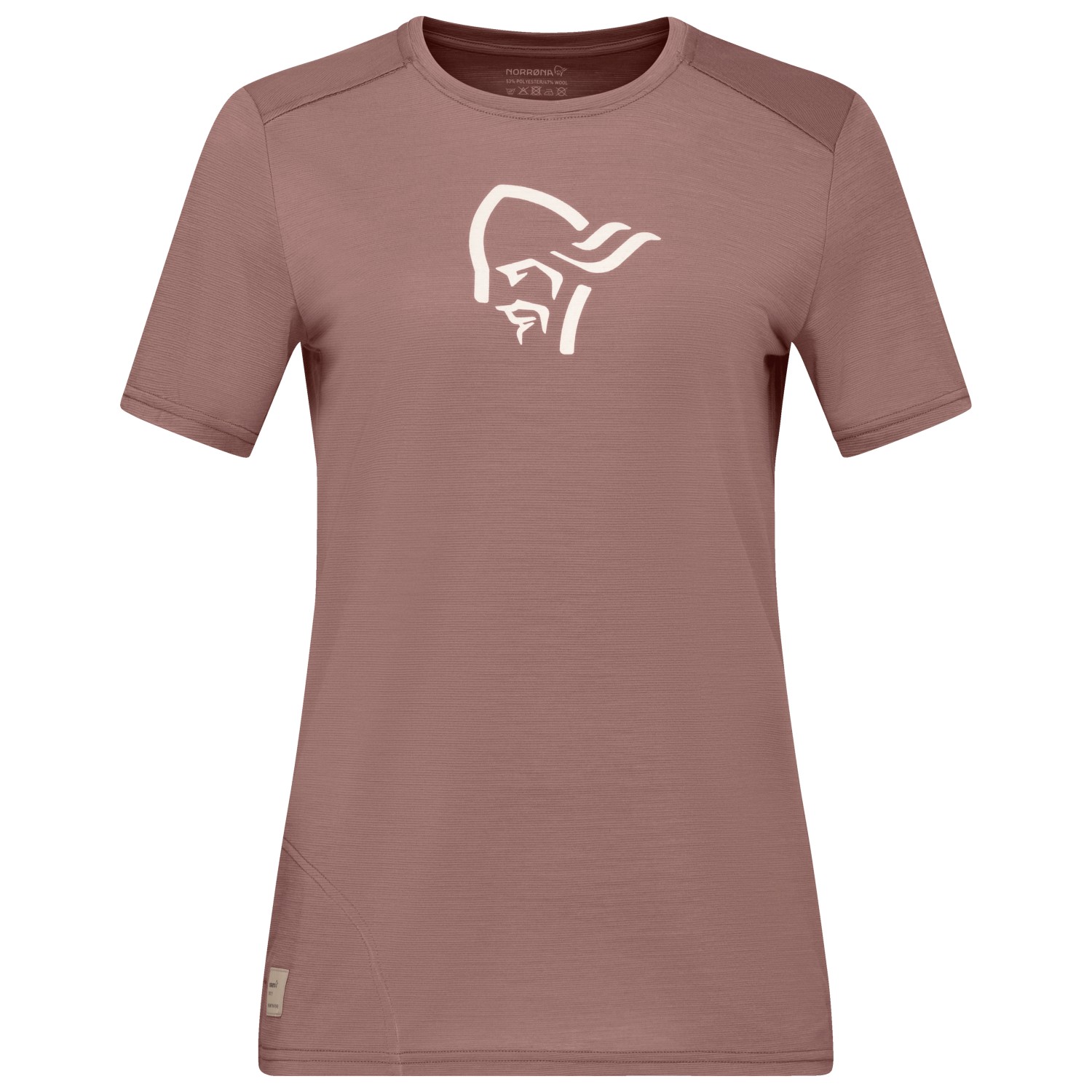 Рубашка из мериноса Norrøna Women's Femund Equaliser Merino T Shirt, цвет Grape Shake