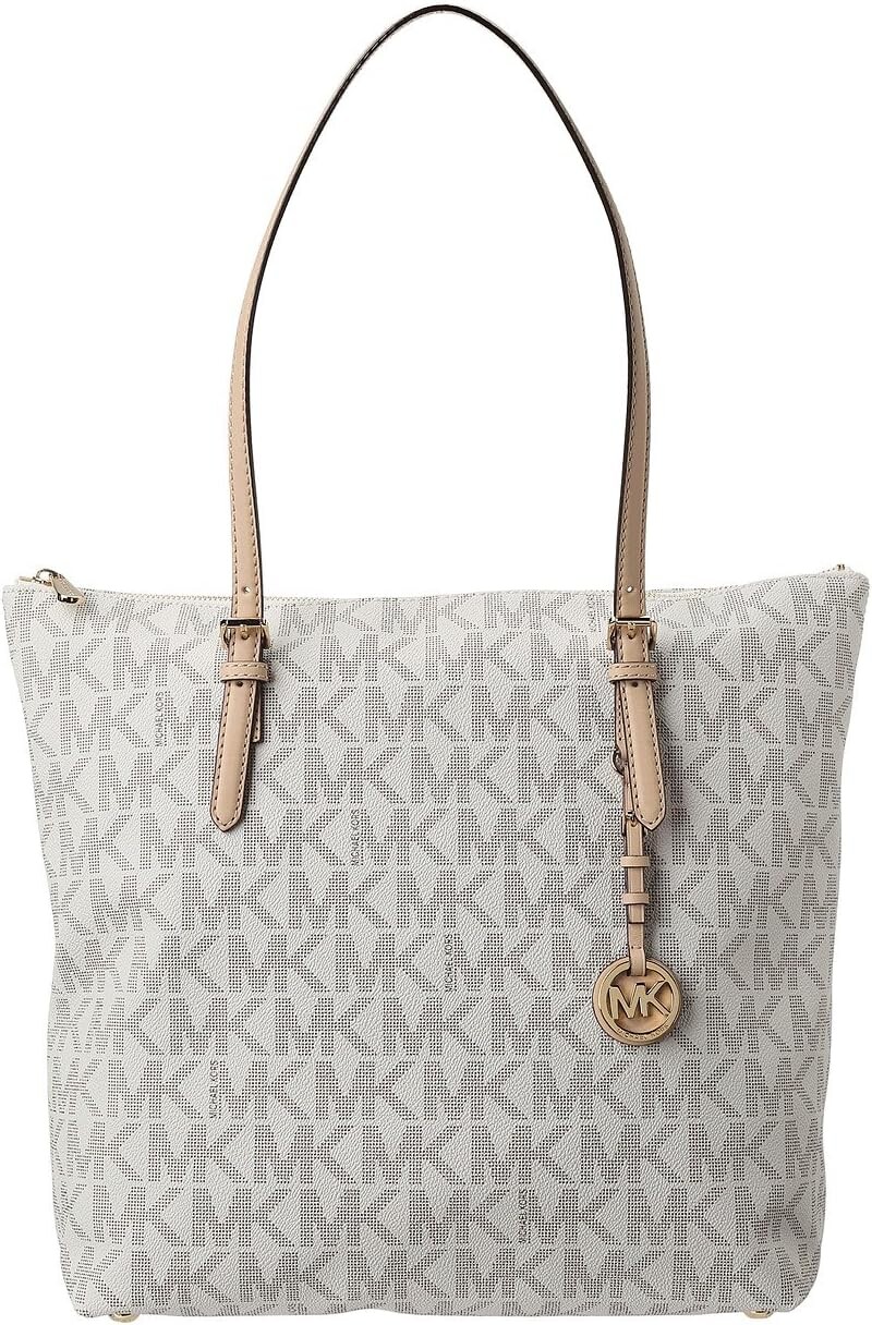 

Сумка Michael Kors Large Jet Set Top-Zip Tote, цвет Vanilla