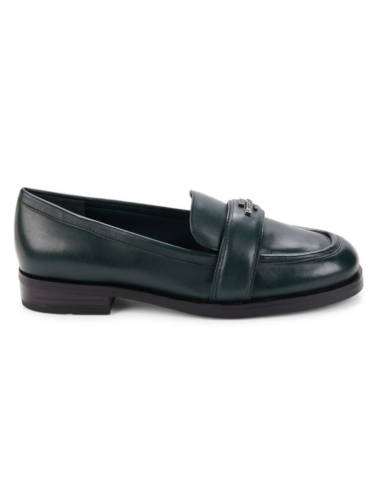 

Кожаные лоферы Madlen Karl Lagerfeld Paris, цвет Forest Green