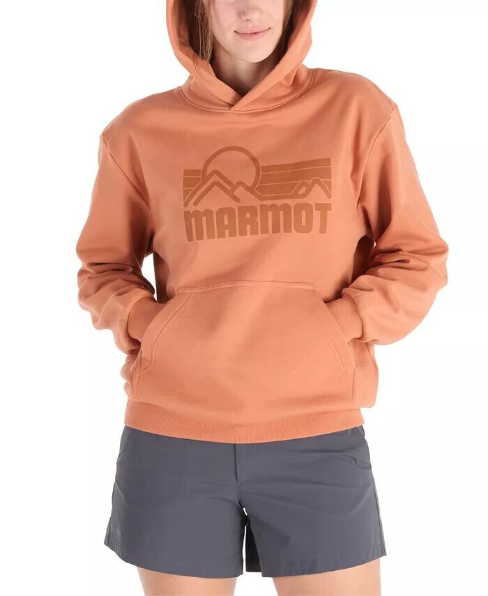 

Женская толстовка с длинными рукавами и прибрежным графическим принтом Marmot, оранжевый