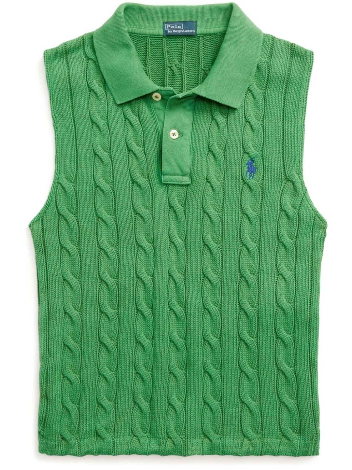 

Polo Ralph Lauren рубашка поло фактурной вязки, зеленый