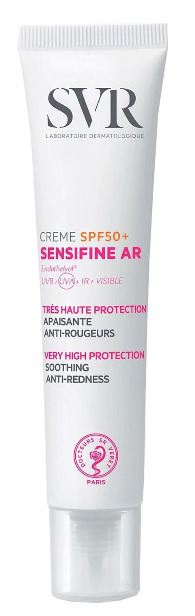 SVR Sensifine AR SPF50+ защитный крем с фильтром, 40 ml солнцезащитный крем spf 50 svr sensifine ar 40 мл
