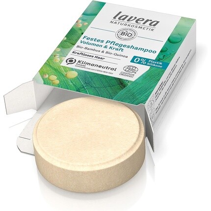 

Solid Care Shampoo Volume Strength Шампунь без силикона 50 г, Lavera