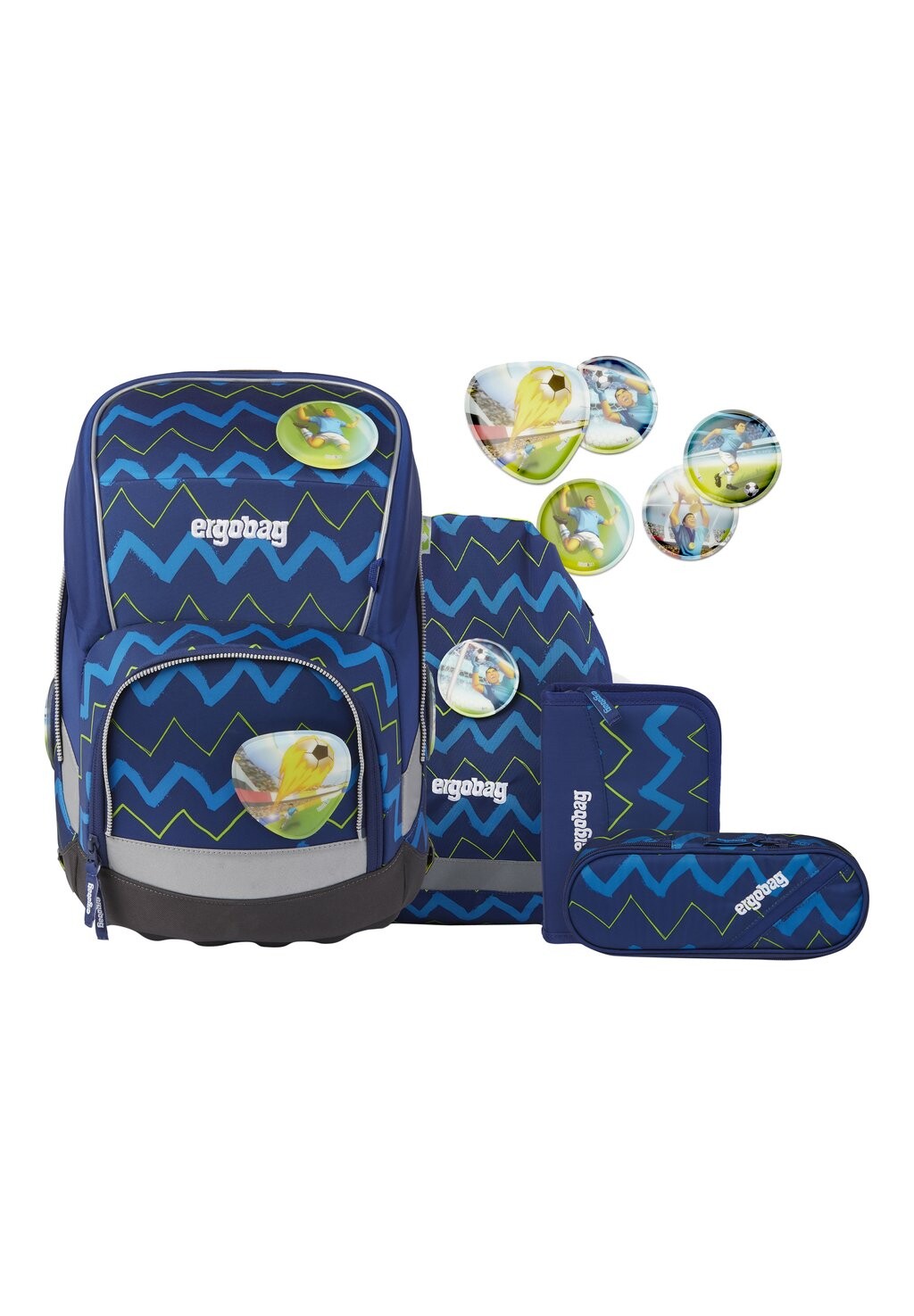 

Комплект школьных сумок SET 5 Ergobag, цвет fallrückziehbär