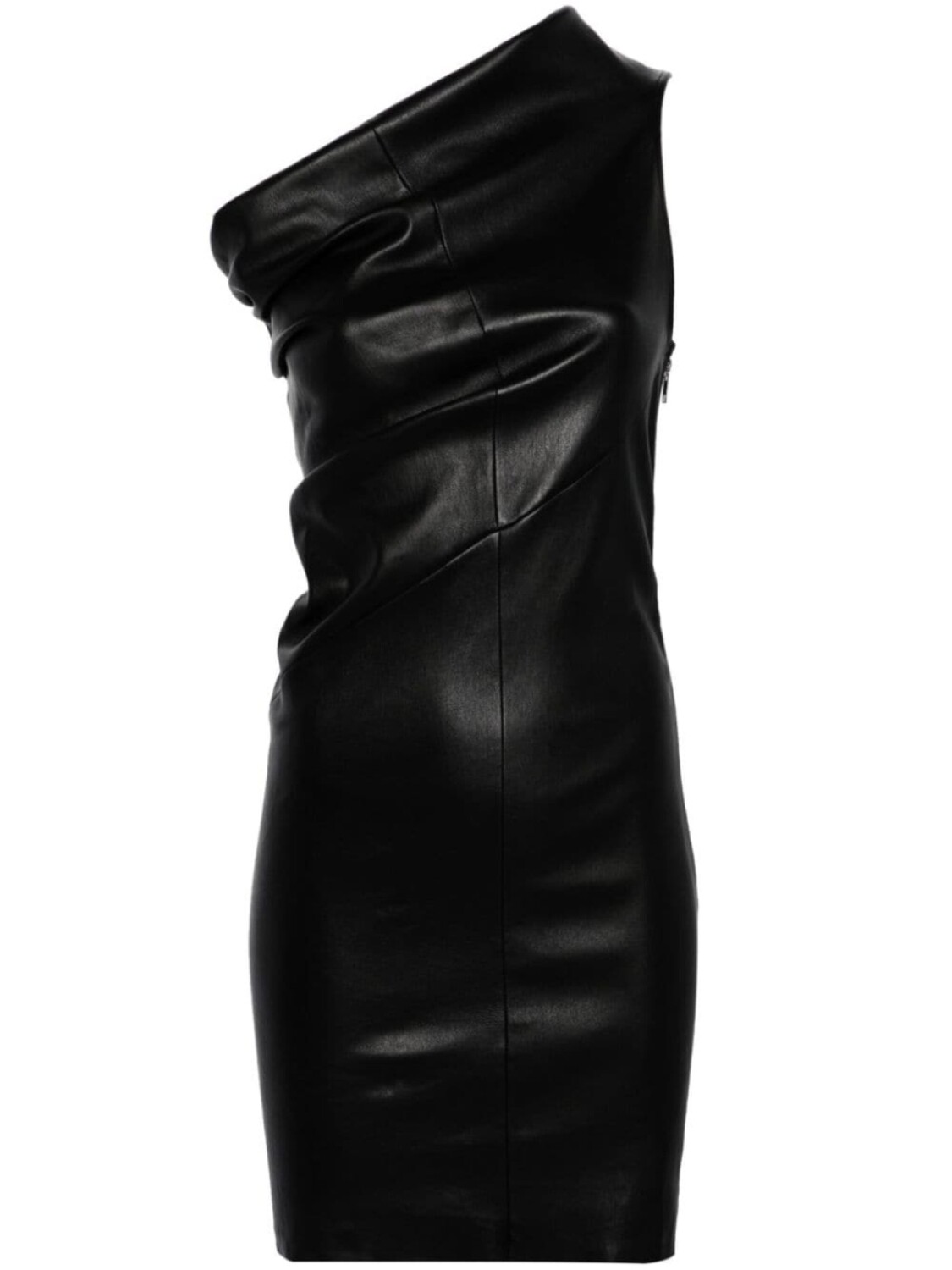 

Rick Owens кожаное платье мини Athena, черный
