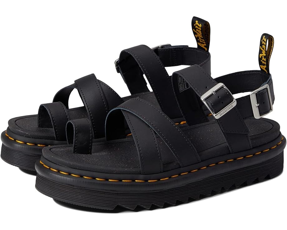 

Сандалии Dr. Martens Avry, цвет Black Hydro Leather