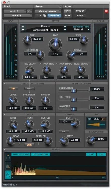 

Плагин реверберации Avid ReVibe Room Modeling